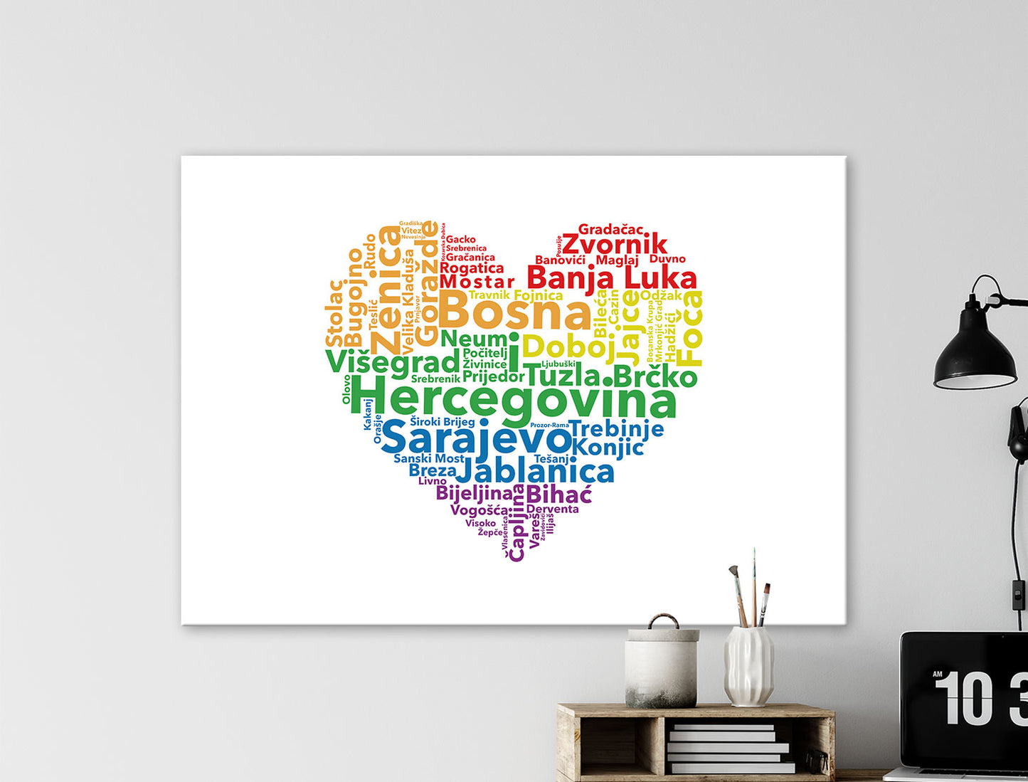 BiH Gradovi, Art Grafika 47x67cm