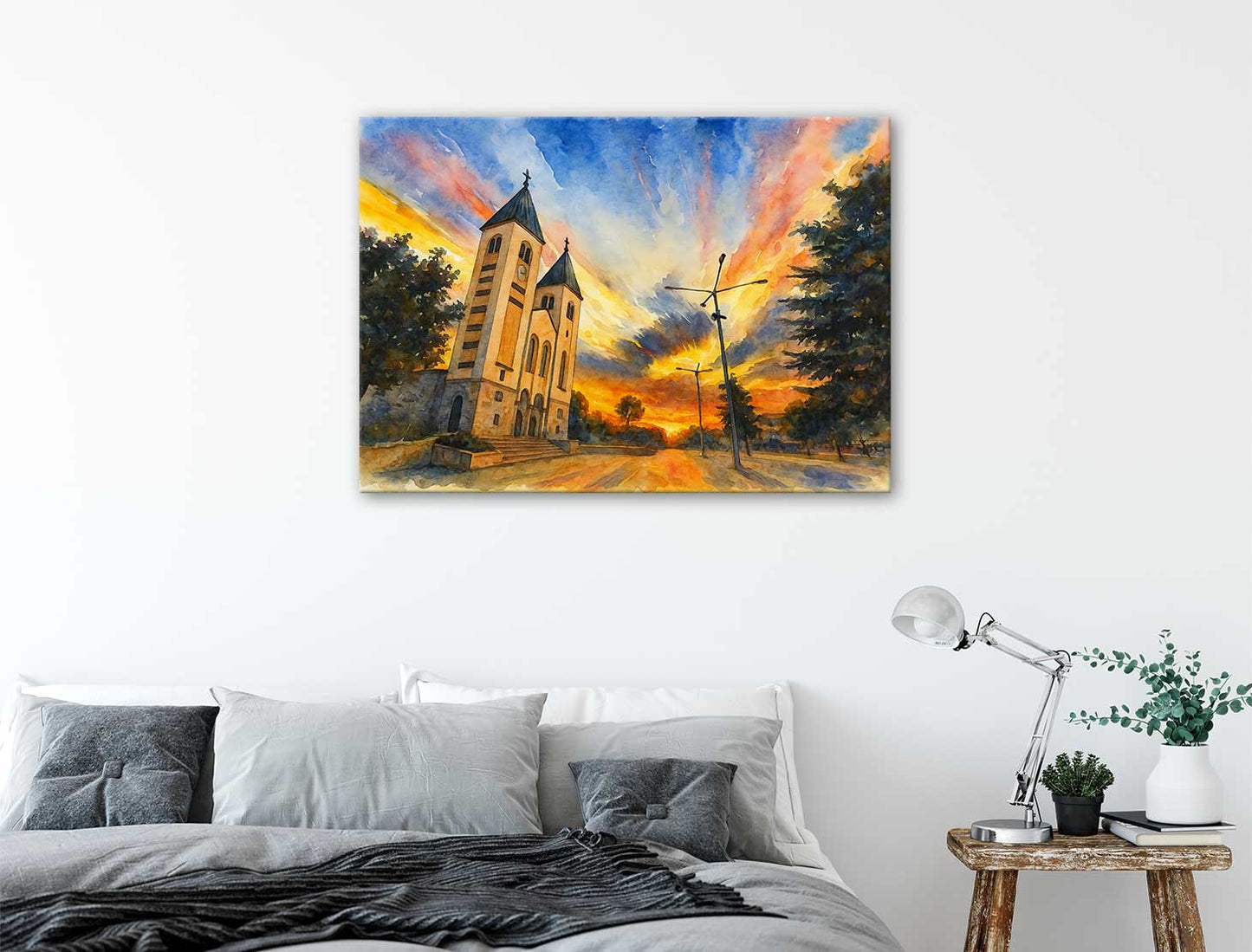 Međugorje, zalazak sunca