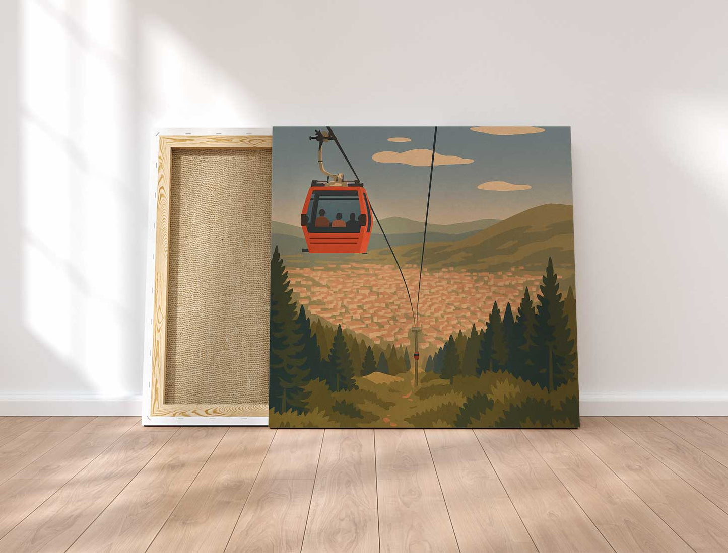 Žičarom prema gradu,Sarajevo