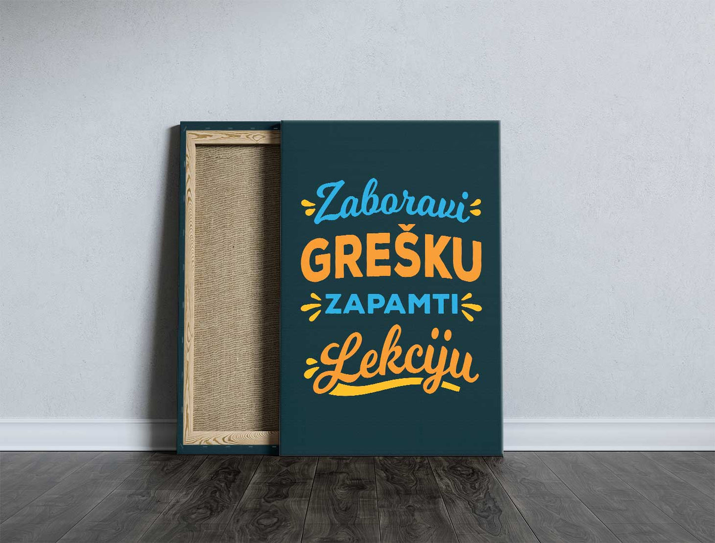 Zaboravi grešku, zapamti lekciju