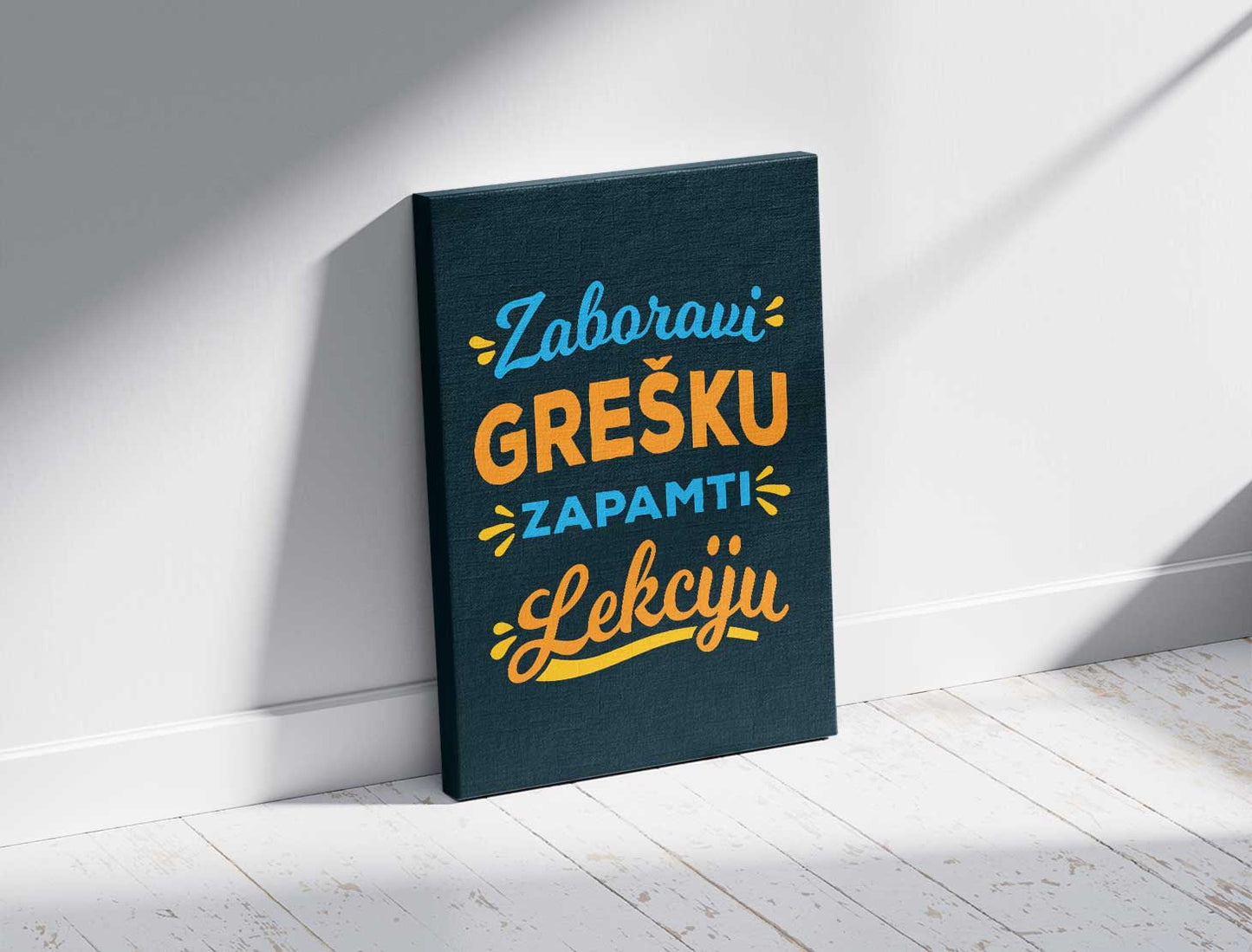 Zaboravi grešku, zapamti lekciju