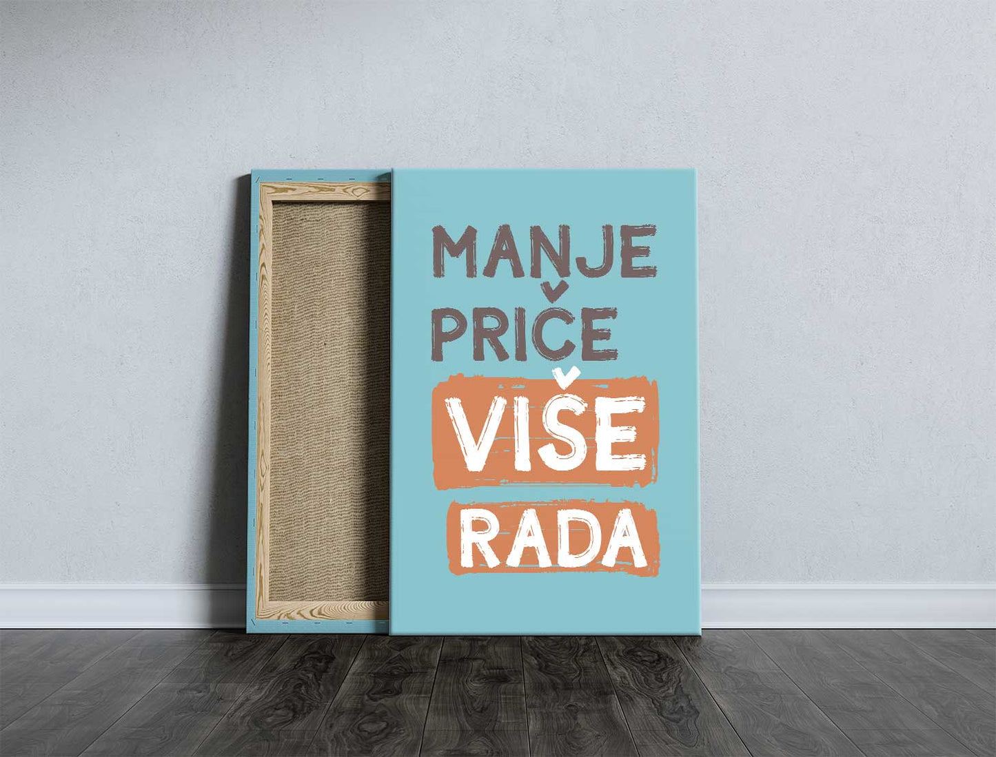 Manje priče više rada